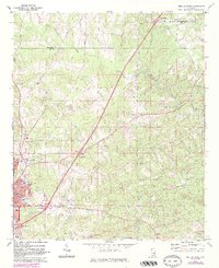 Opelika East 1970 topographic map thumbnail