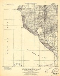 Point Clear 1921 topographic map preview