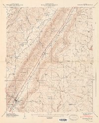 Portersville 1947 topographic map thumbnail