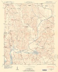 Salem 1951 topographic map preview