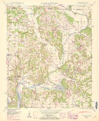 Salem 1951 topographic map preview