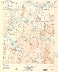 Triana 1951 topographic map thumbnail