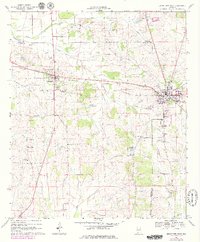Uniontown West 1968 topographic map thumbnail