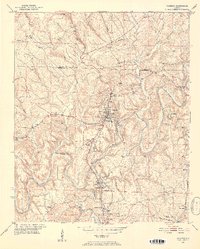 Warrior 1951 topographic map preview