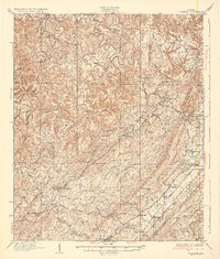 Yolande 1935 topographic map thumbnail