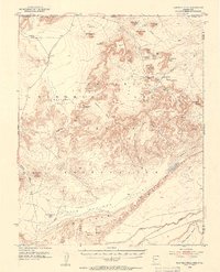 Agathla Peak 1952 topographic map thumbnail