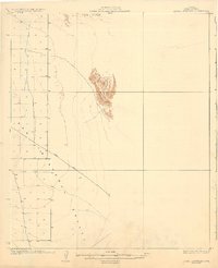 Aguila Mountains 1930 topographic map thumbnail