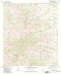 Baboquivari Peak 1979 topographic map thumbnail