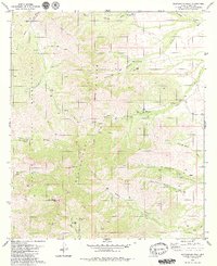Baboquivari Peak 1979 topographic map thumbnail