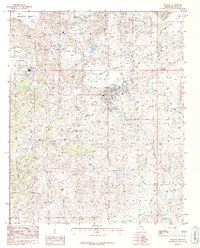 Bagdad 1986 topographic map thumbnail