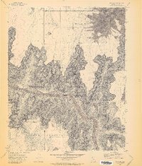 Bat Cave 1971 topographic map preview
