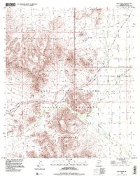 Bates Well 1996 topographic map thumbnail