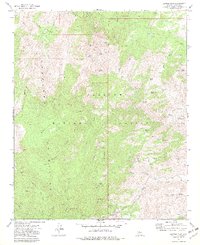 Battle Flat 1974 topographic map thumbnail