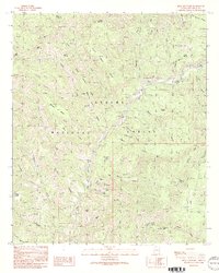 Bear Mountain 1991 topographic map thumbnail