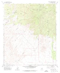 Blue Jay Peak 1972 topographic map thumbnail