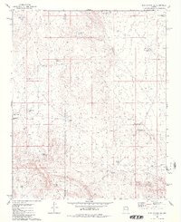 Blye Canyon SE 1980 topographic map thumbnail