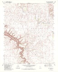 Box K Ranch 1979 topographic map thumbnail