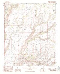 Bozarth Mesa 1986 topographic map thumbnail