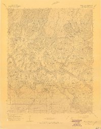 Bright Angel 1962 topographic map thumbnail