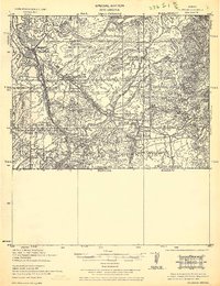 Calabasas 1933 topographic map thumbnail