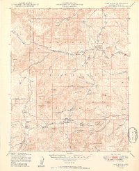 Camp Wood 1949 topographic map thumbnail
