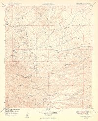 Campo Bonito 1949 topographic map thumbnail
