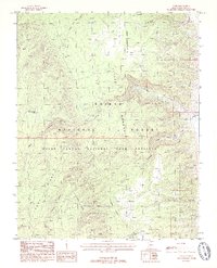 Cane 1988 topographic map thumbnail