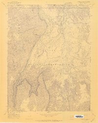 Cattle Canyon 1970 topographic map thumbnail