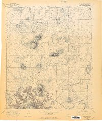 Cerro Hueco 1971 topographic map thumbnail