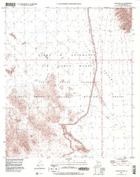 Christmas Pass 1996 topographic map thumbnail
