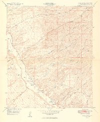 Clark Ranch 1949 topographic map thumbnail