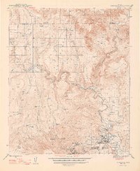 Clarkdale 1944 topographic map thumbnail