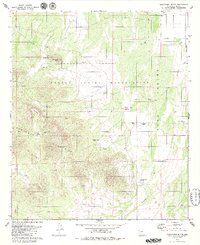 Cocoraque Butte 1979 topographic map thumbnail