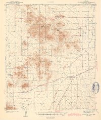 Cocoraque Butte 1943 topographic map thumbnail