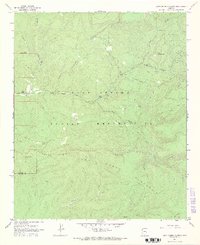 Corn Creek Plateau 1967 topographic map thumbnail