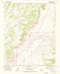 Cornfields 1972 topographic map thumbnail