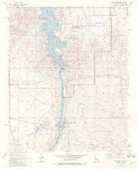 Davis Dam 1970 topographic map thumbnail
