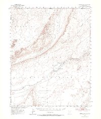 Dinnehotso 1952 topographic map thumbnail