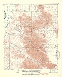 Dome Rock Mts 1933 topographic map thumbnail