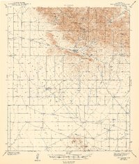 Dos Cabezas 1943 topographic map thumbnail