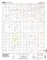 Dos Cabezas SW 1996 topographic map thumbnail