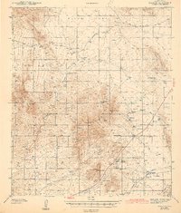 Dragoon 1943 topographic map thumbnail