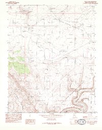 Ferry Swale 1985 topographic map thumbnail