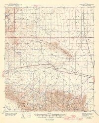 Fisher Hills 1944 topographic map thumbnail