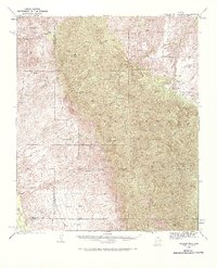 Galiuro Mts 1938 topographic map thumbnail