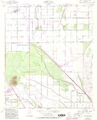 Gila Butte 1952 topographic map thumbnail