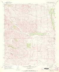 Gunsight Canyon 1967 topographic map thumbnail