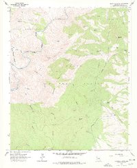 Haystack Butte 1966 topographic map thumbnail