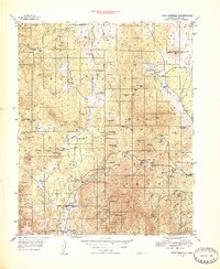 Iron Springs 1948 topographic map thumbnail