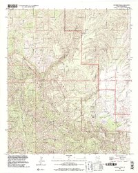 Kennedy Peak 1996 topographic map thumbnail